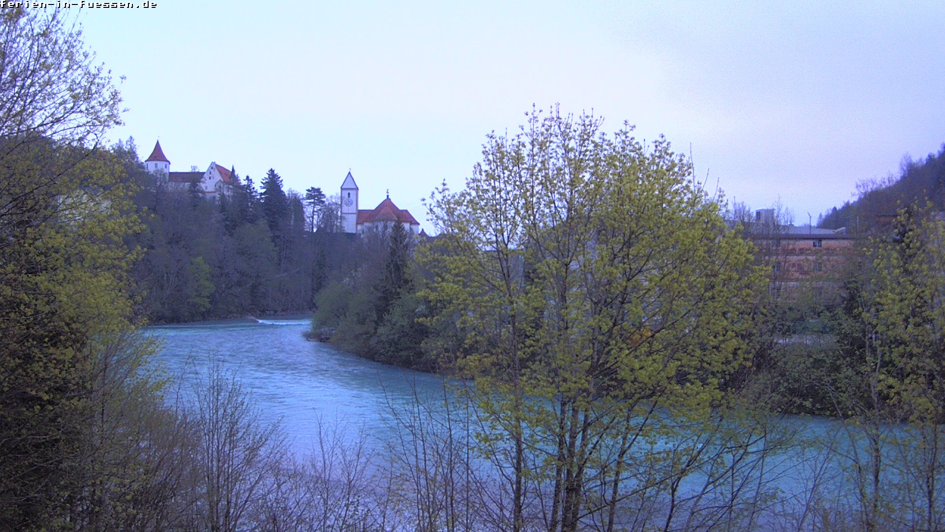 Archived image Webcam Füssen: Lech