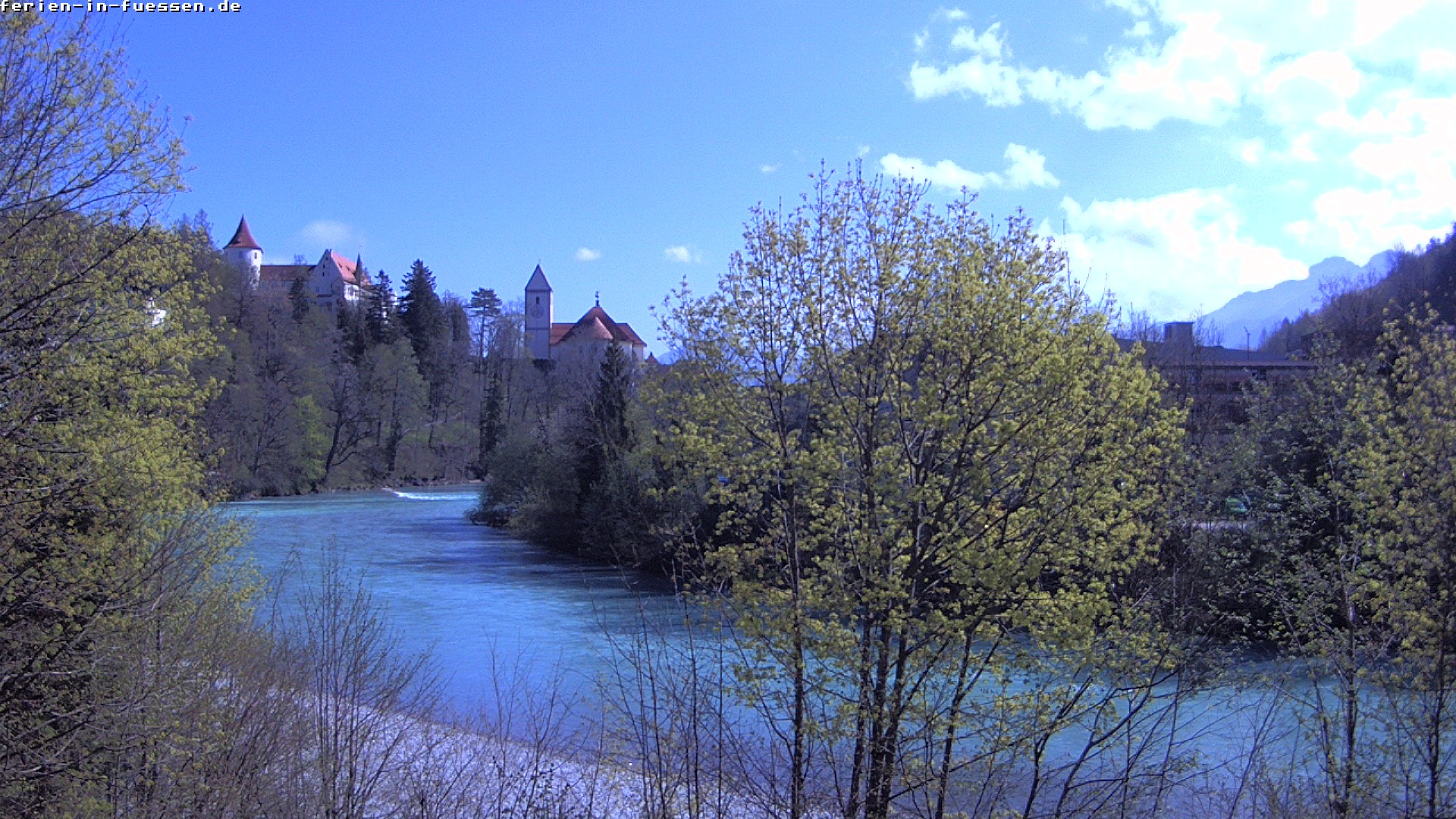 Archived image Webcam Füssen: Lech