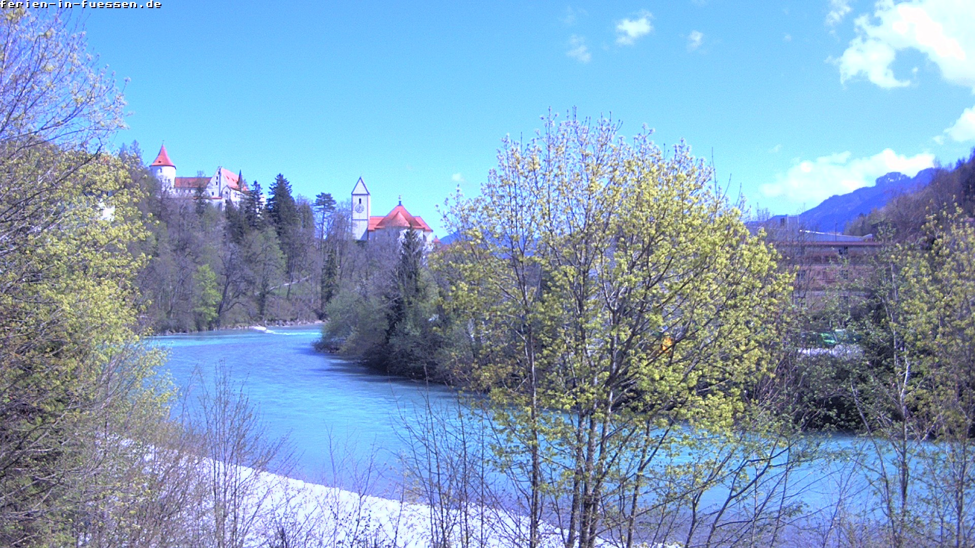 Archived image Webcam Füssen: Lech