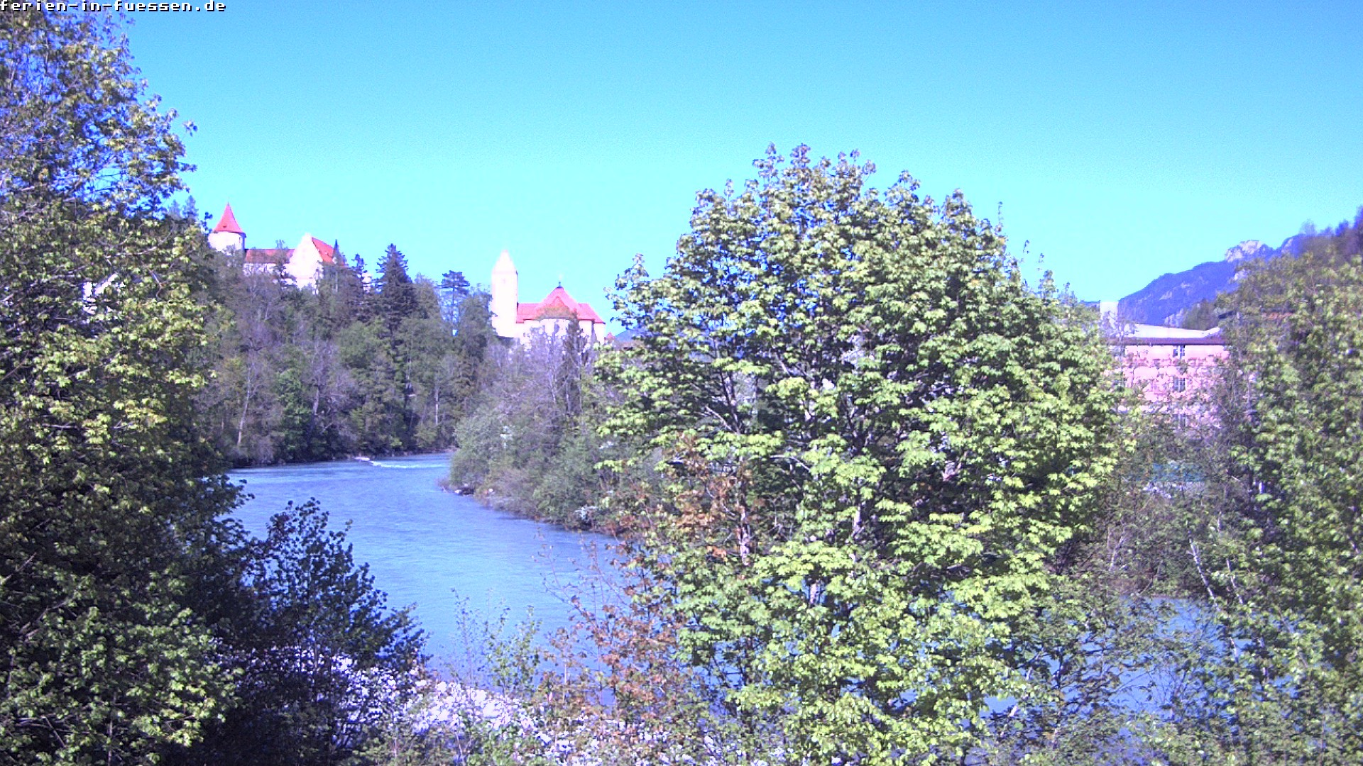 Archived image Webcam Füssen: Lech
