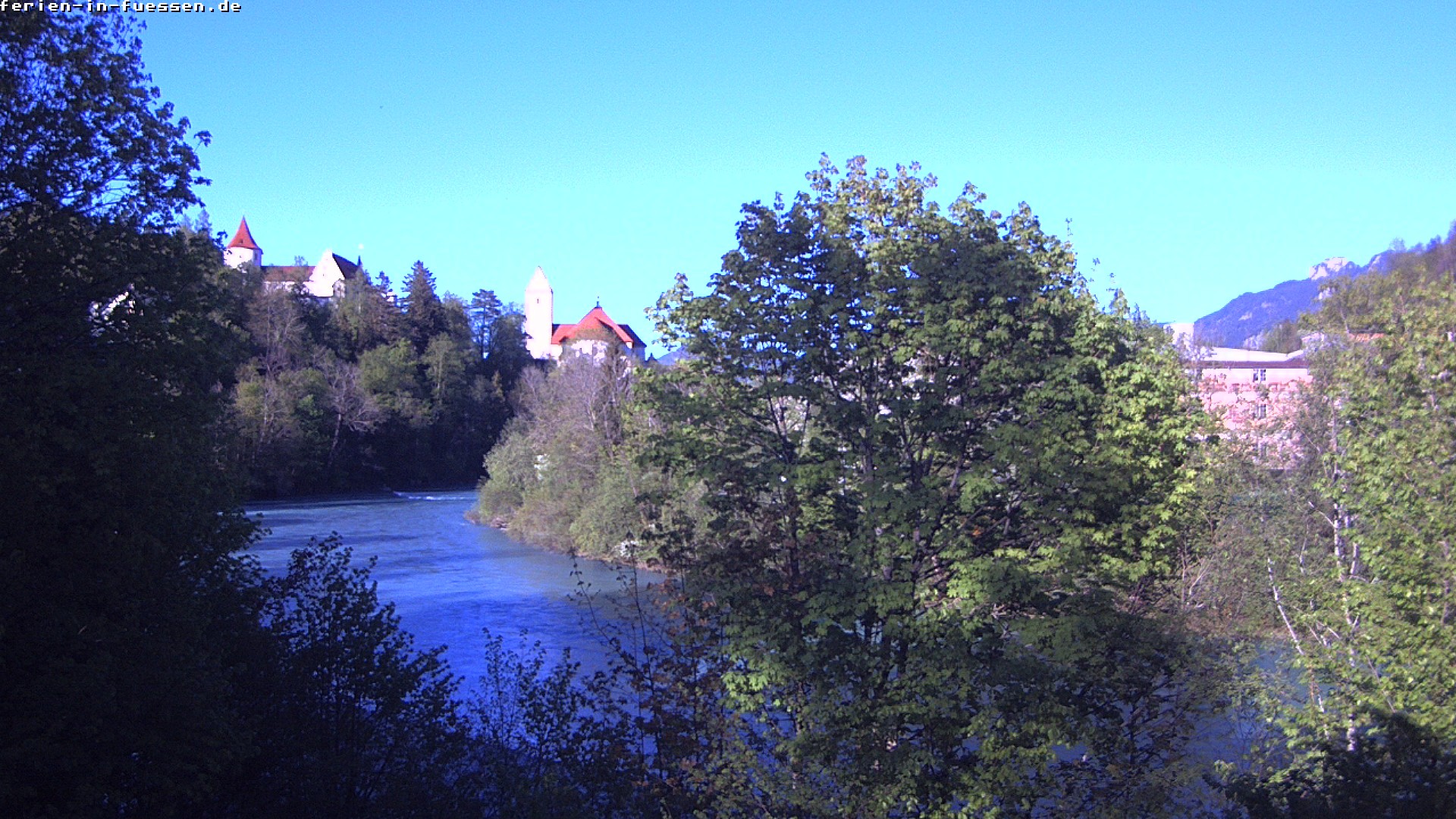 Archived image Webcam Füssen: Lech
