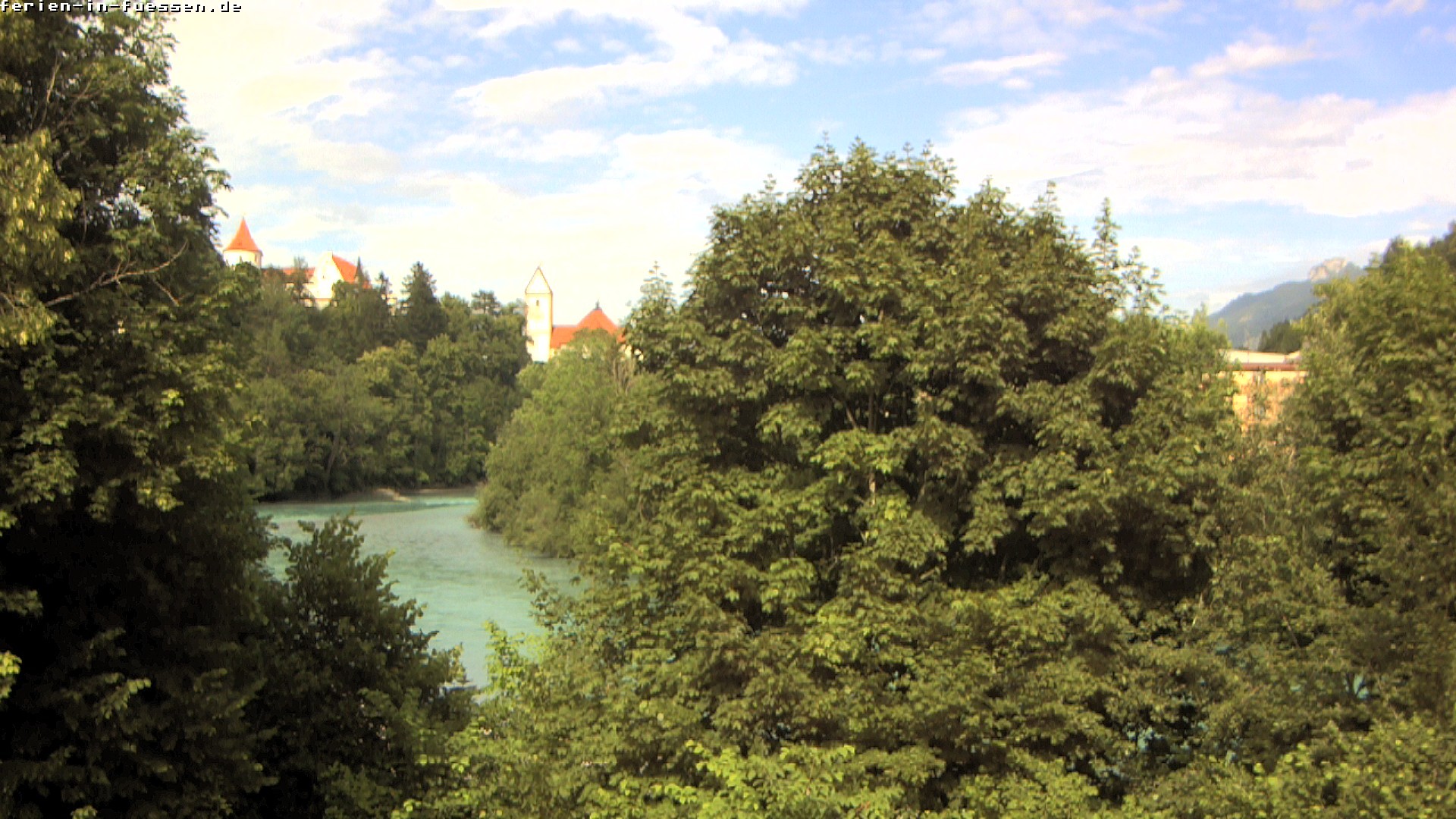 Archived image Webcam Füssen: Lech