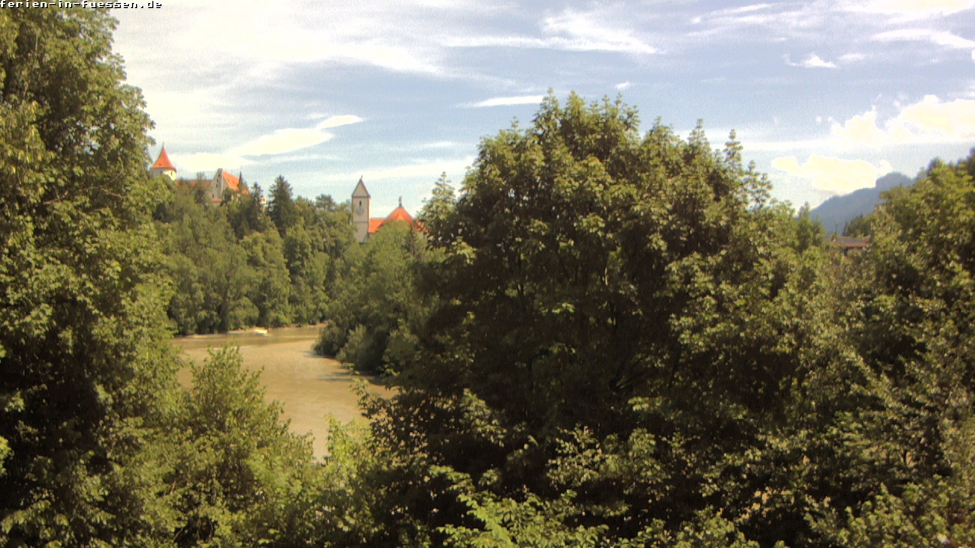 Archived image Webcam Füssen: Lech