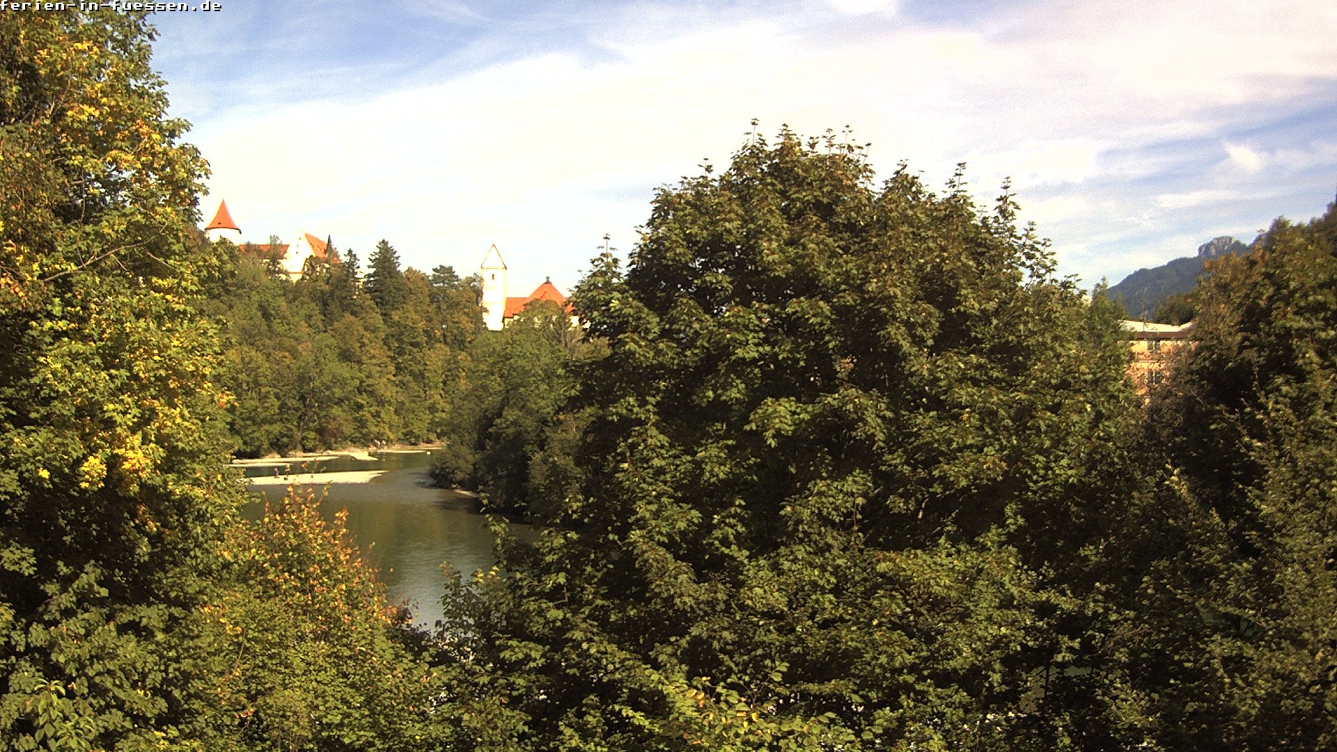 Archived image Webcam Füssen: Lech