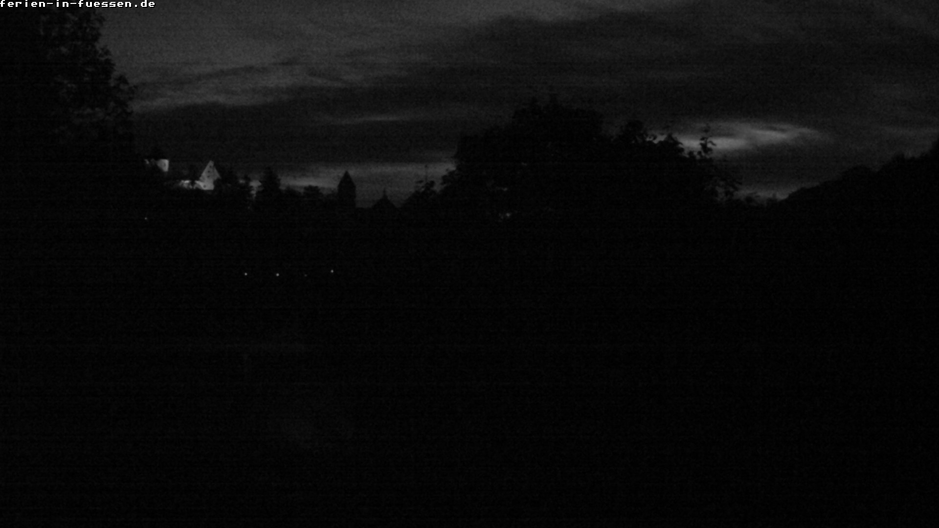 Archiv Foto Webcam Füssen: Blick auf Lech und Hohes Schloss