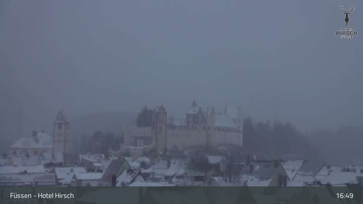 Archived image Webcam High Palace in Füssen