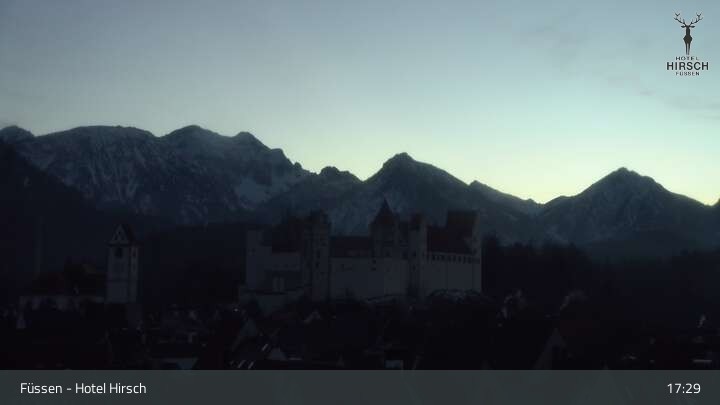 Archived image Webcam High Palace in Füssen