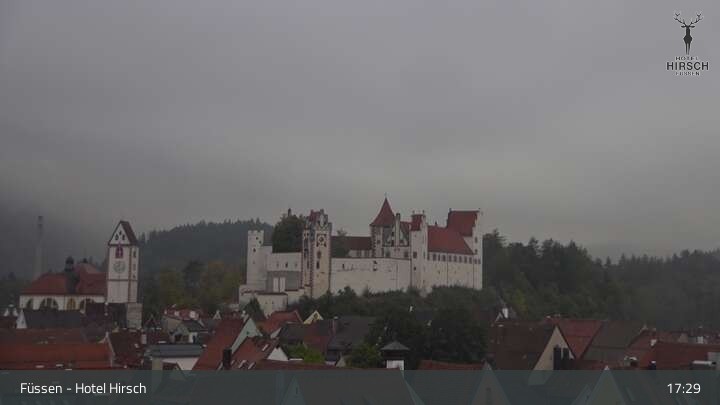 Archived image Webcam High Palace in Füssen