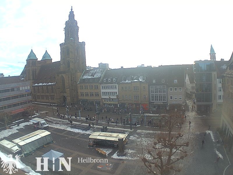 Archiv Foto Webcam Heilbronn Marktplatz