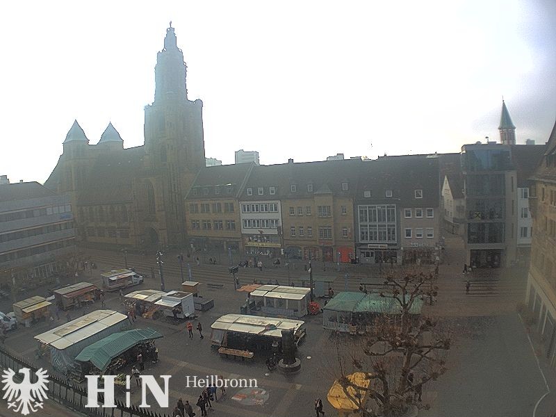 Archiv Foto Webcam Heilbronn Marktplatz