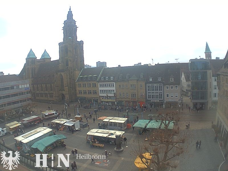Archiv Foto Webcam Heilbronn Marktplatz