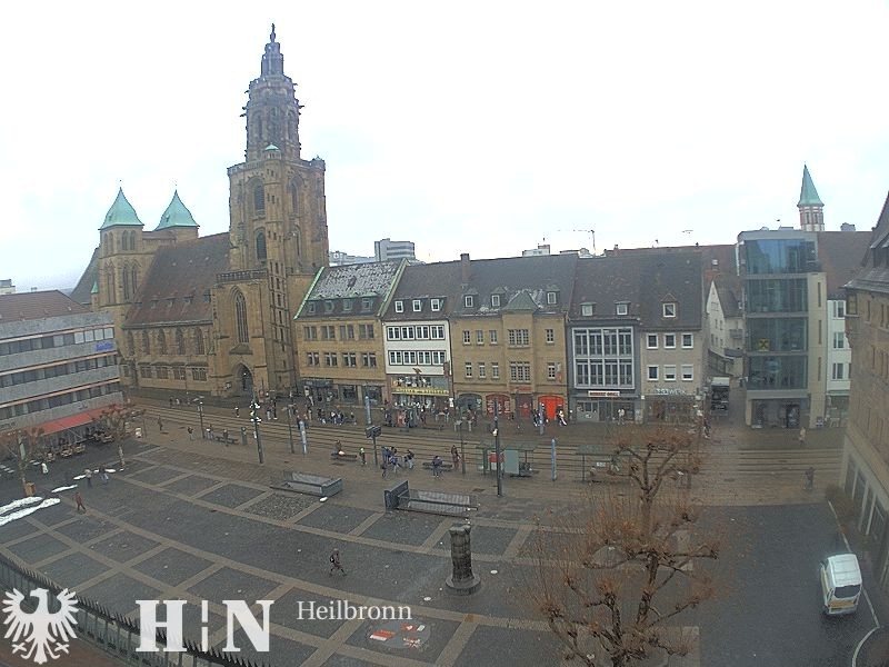 Archiv Foto Webcam Heilbronn Marktplatz