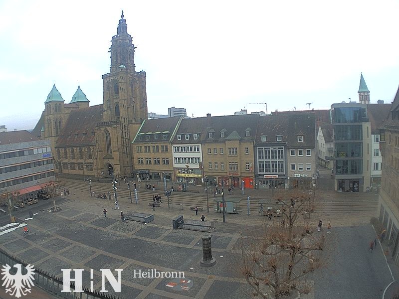 Archiv Foto Webcam Heilbronn Marktplatz
