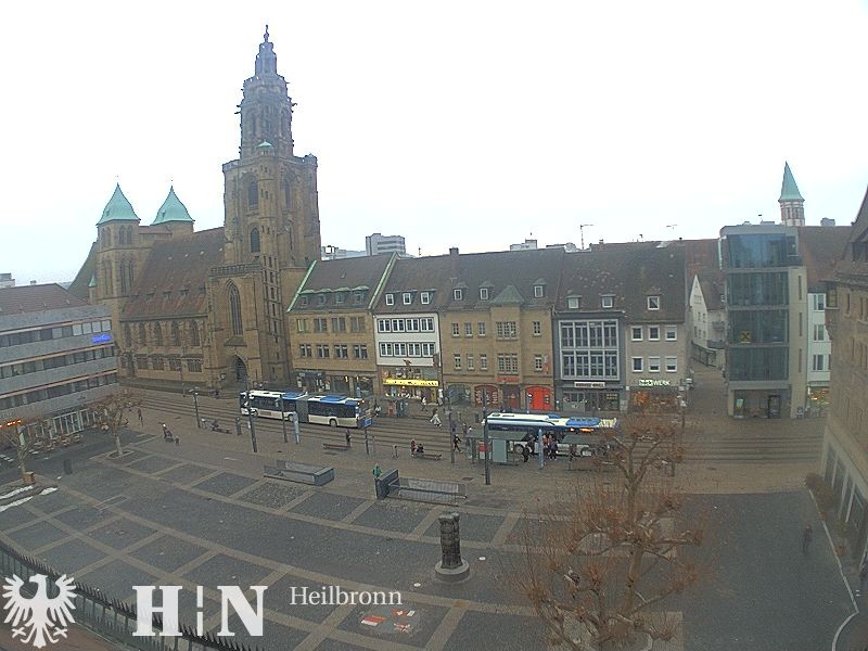 Archiv Foto Webcam Heilbronn Marktplatz