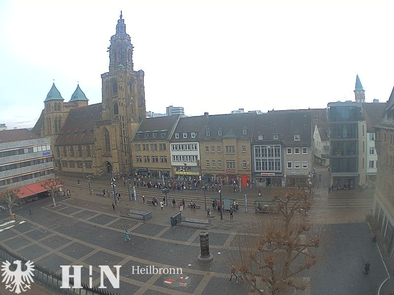 Archiv Foto Webcam Heilbronn Marktplatz