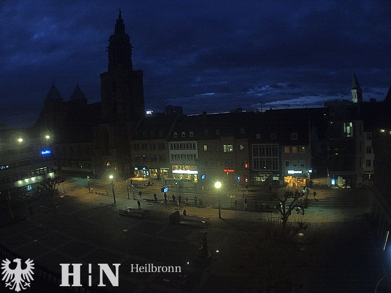 Archived image Webcam Heilbronn: Market place