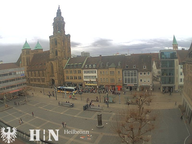 Archived image Webcam Heilbronn: Market place