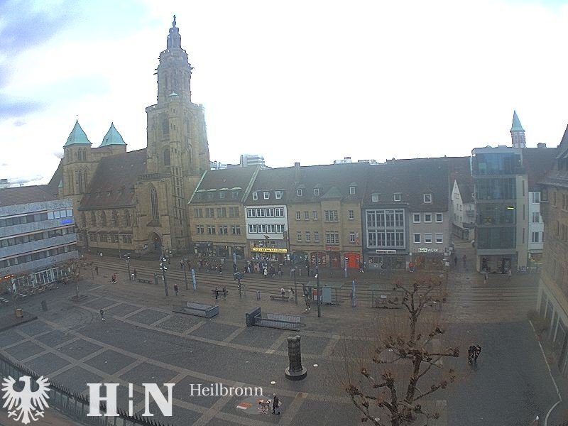 Archiv Foto Webcam Heilbronn Marktplatz