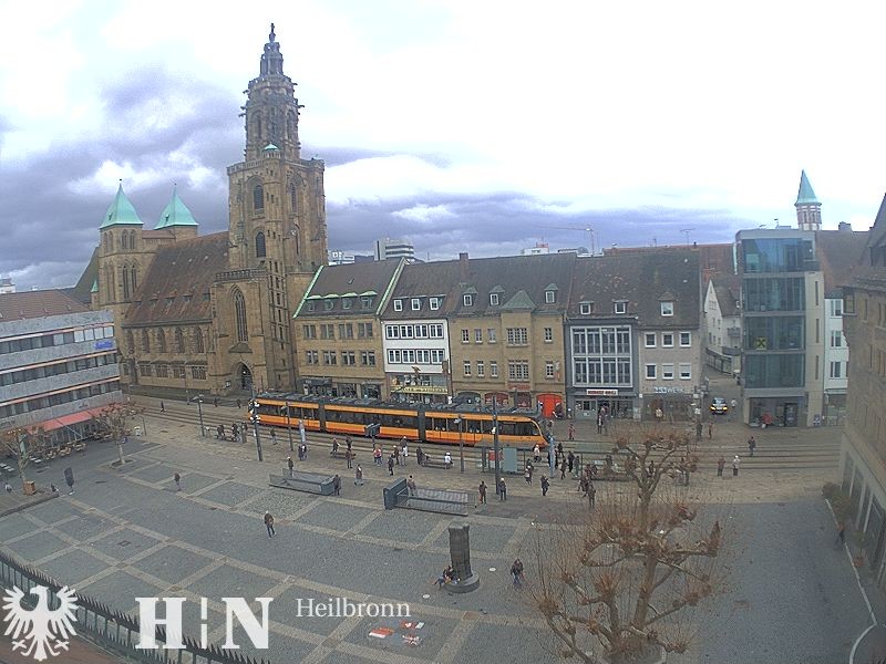 Archiv Foto Webcam Heilbronn Marktplatz