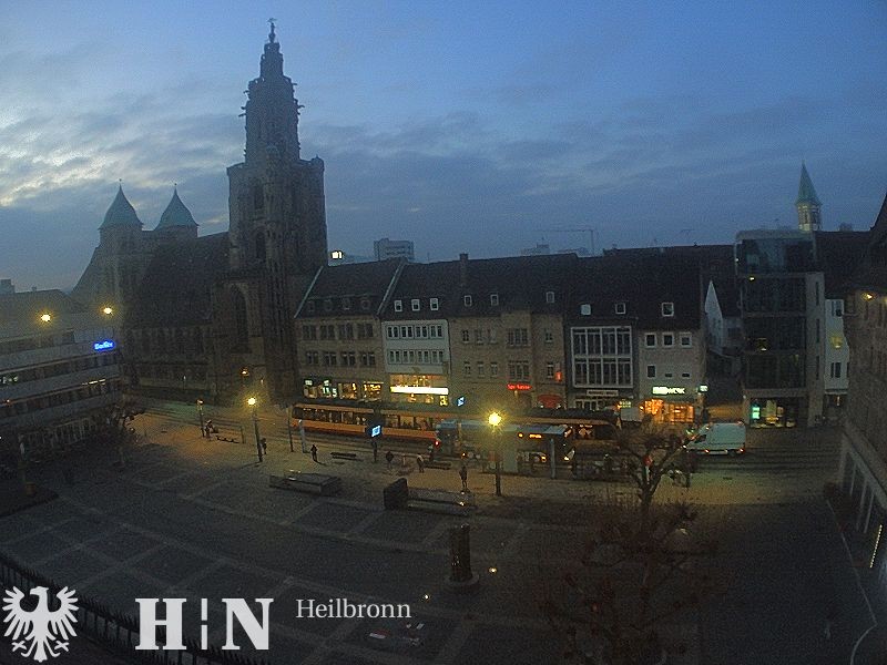 Archiv Foto Webcam Heilbronn Marktplatz