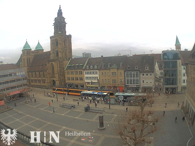 Archiv Foto Webcam Heilbronn Marktplatz