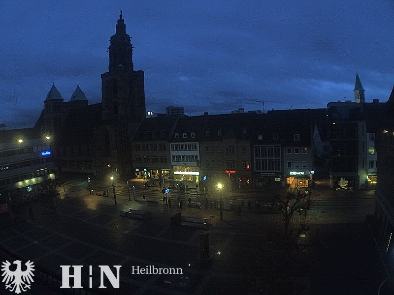 Archiv Foto Webcam Heilbronn Marktplatz