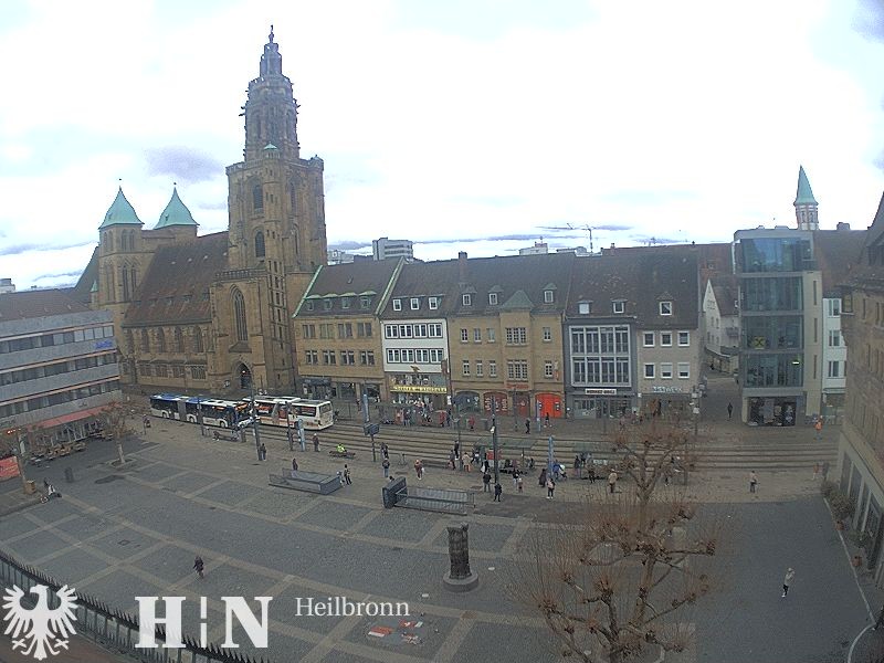 Archiv Foto Webcam Heilbronn Marktplatz