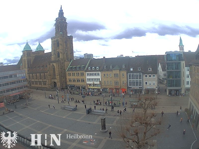 Archiv Foto Webcam Heilbronn Marktplatz