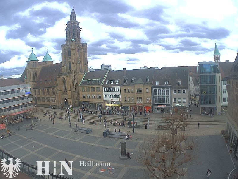 Archiv Foto Webcam Heilbronn Marktplatz