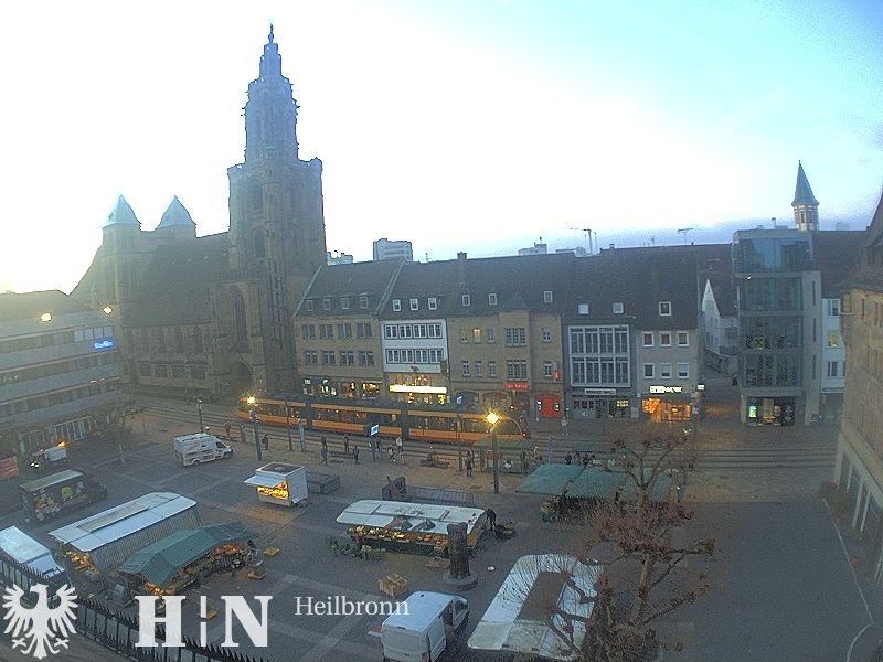 Archived image Webcam Heilbronn: Market place