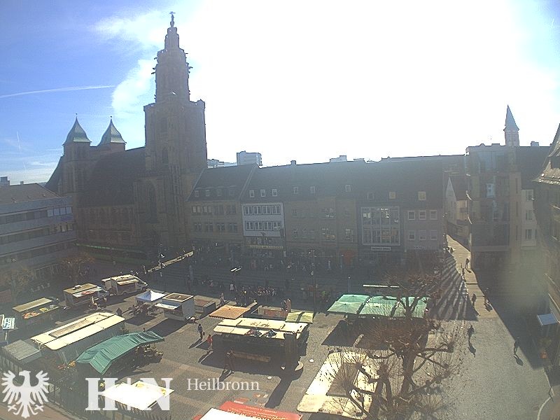 Archived image Webcam Heilbronn: Market place