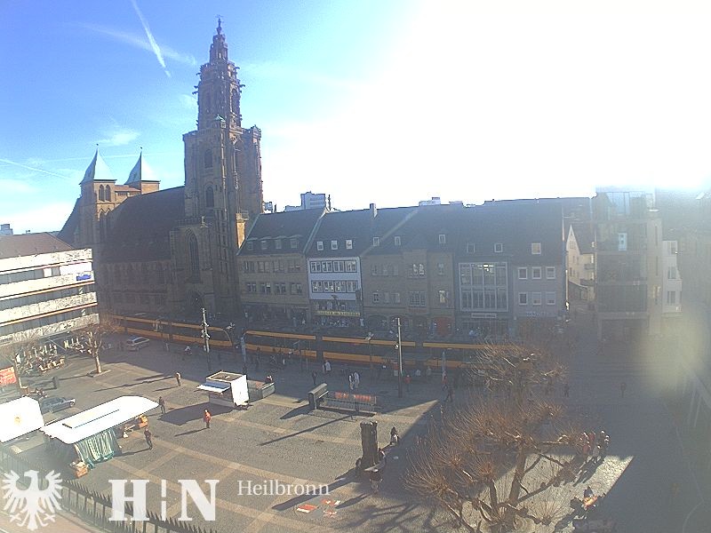Archived image Webcam Heilbronn: Market place