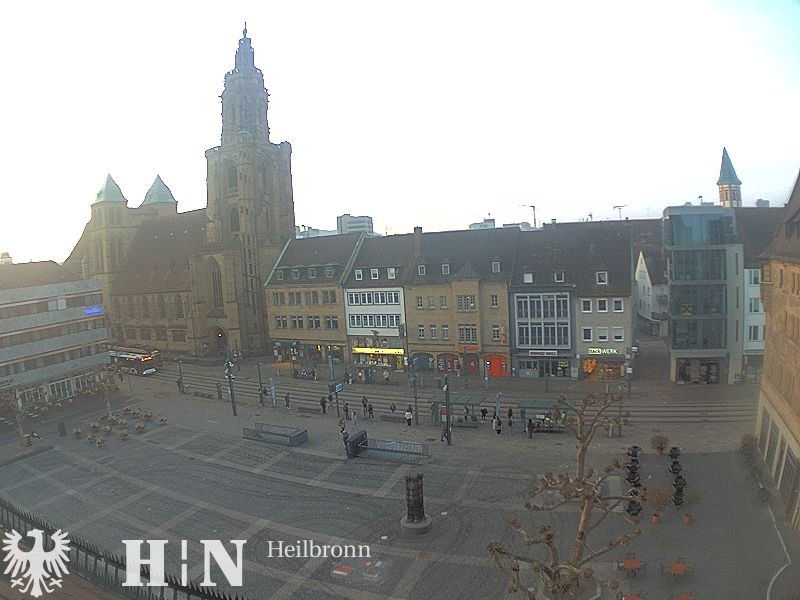 Archiv Foto Webcam Heilbronn Marktplatz
