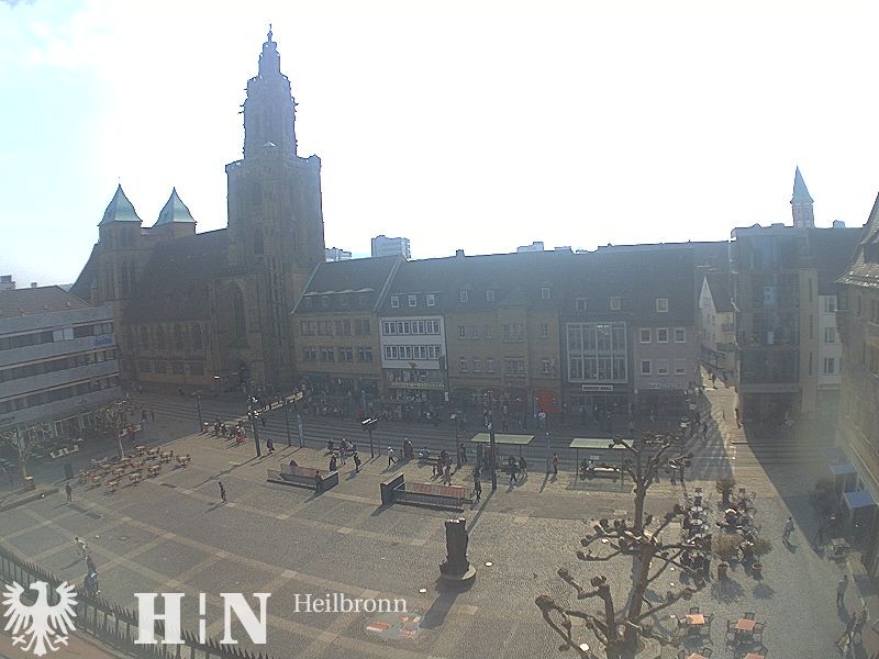 Archiv Foto Webcam Heilbronn Marktplatz