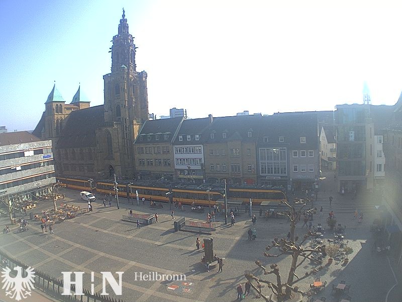 Archiv Foto Webcam Heilbronn Marktplatz