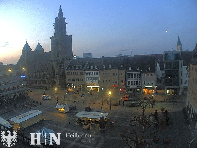 Archiv Foto Webcam Heilbronn Marktplatz