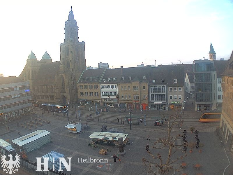 Archiv Foto Webcam Heilbronn Marktplatz