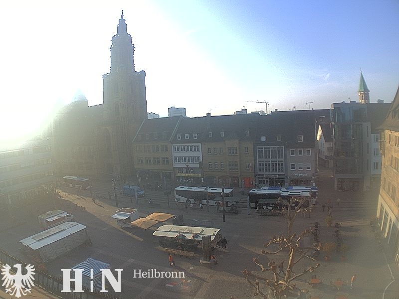 Archiv Foto Webcam Heilbronn Marktplatz