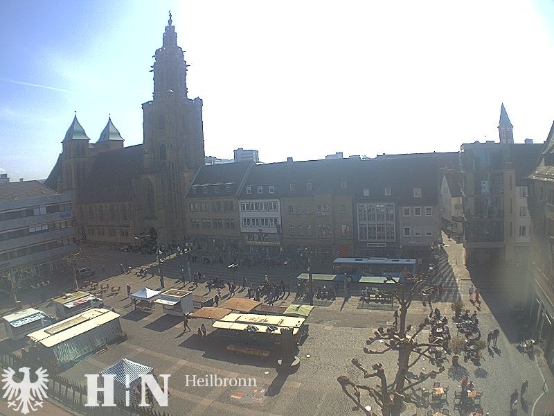 Archiv Foto Webcam Heilbronn Marktplatz