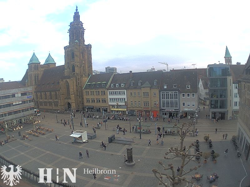 Archiv Foto Webcam Heilbronn Marktplatz