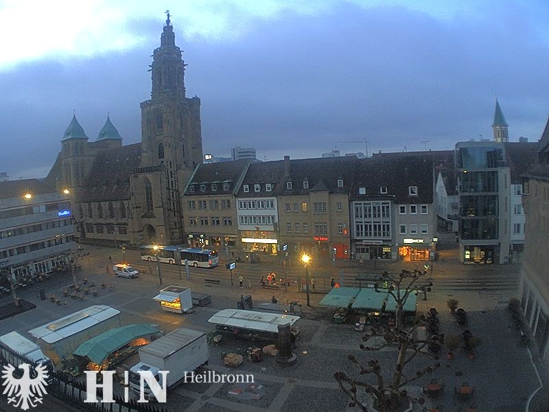 Archiv Foto Webcam Heilbronn Marktplatz