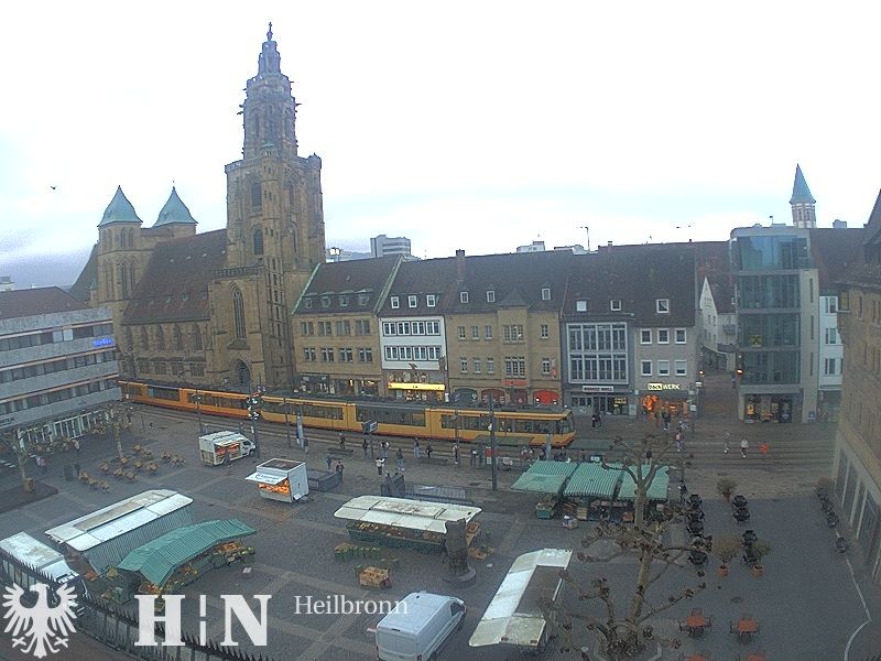 Archiv Foto Webcam Heilbronn Marktplatz