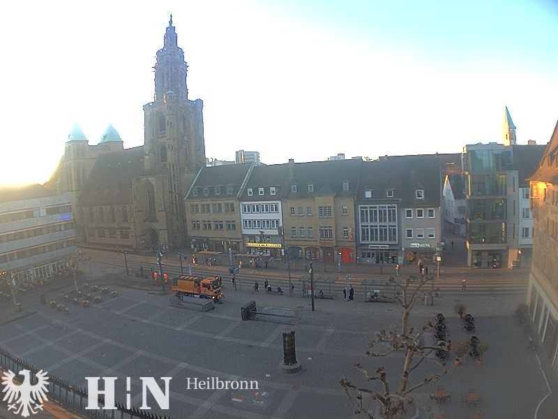 Archiv Foto Webcam Heilbronn Marktplatz