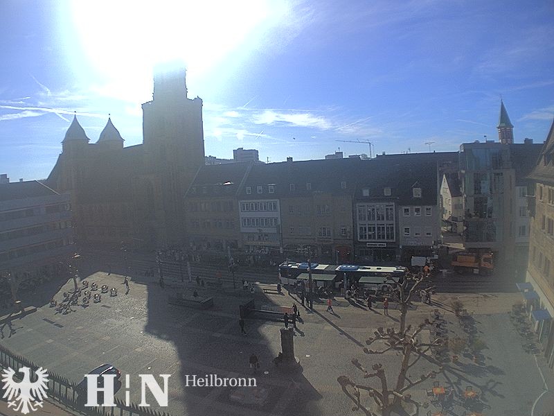 Archiv Foto Webcam Heilbronn Marktplatz