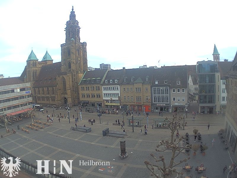 Archiv Foto Webcam Heilbronn Marktplatz
