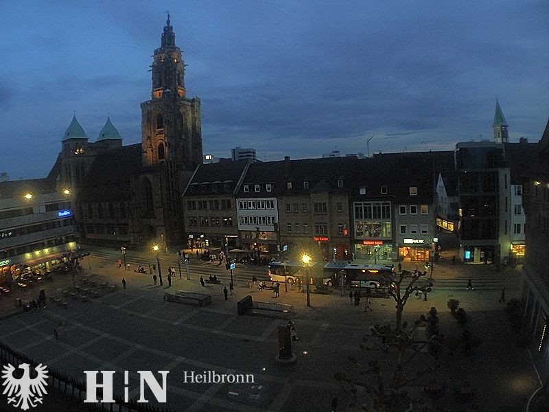 Archiv Foto Webcam Heilbronn Marktplatz