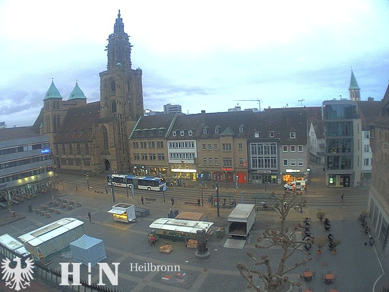 Archiv Foto Webcam Heilbronn Marktplatz