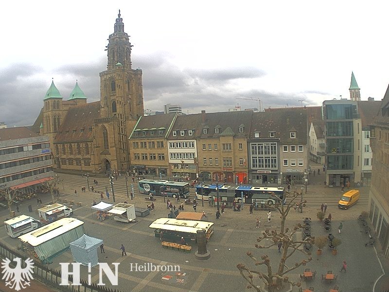 Archived image Webcam Heilbronn: Market place
