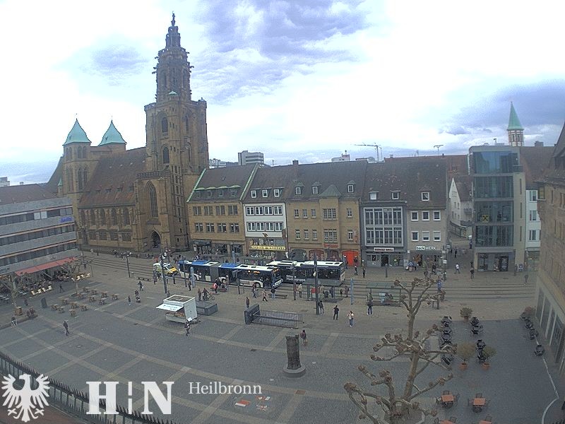 Archiv Foto Webcam Heilbronn Marktplatz