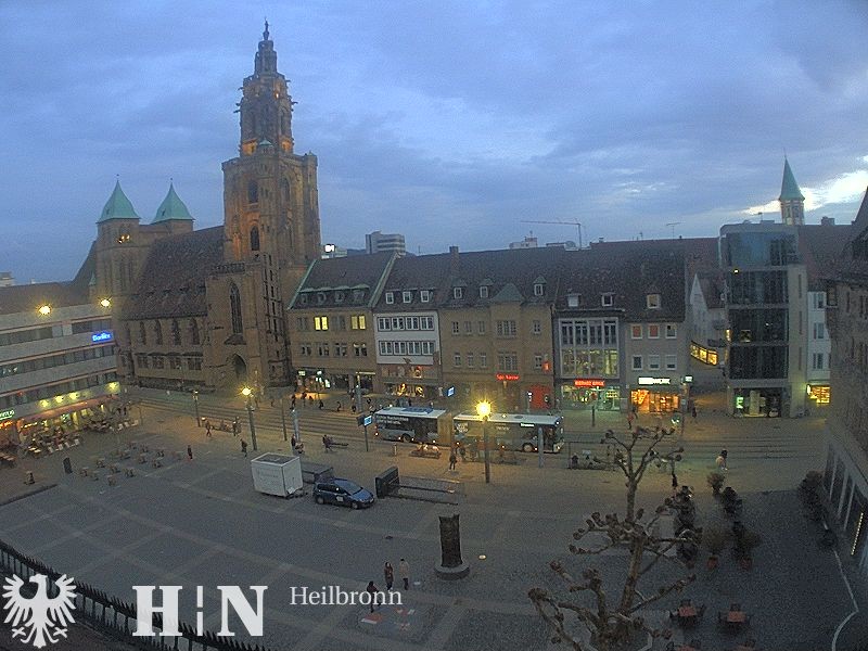 Archiv Foto Webcam Heilbronn Marktplatz
